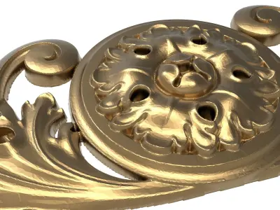  decorative pattern ready for 3D printing 3D model