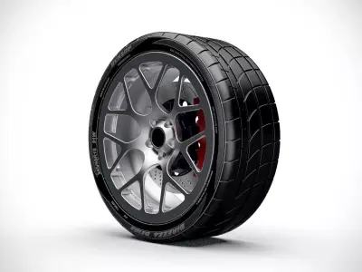 Wheel v3 3D model