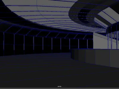 Airport Tower 3D model