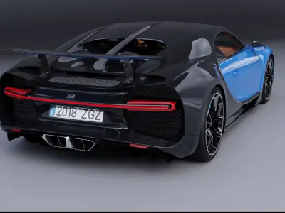 Bugatti Chiron 3D model