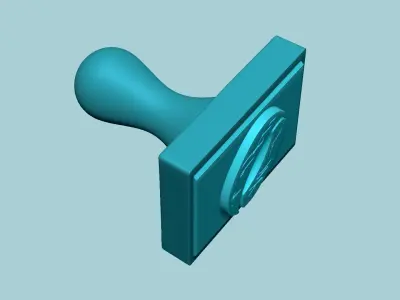 Stamp 112 - LOTR Ring - Fondant Decoration Maker Toy 3D print model