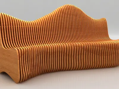 Parametric Sofa  3D model