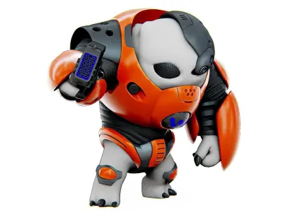 ALIEN TROOPER 9-V  Rigged for Unreal Engine - Unity - MIXAMO  3D model