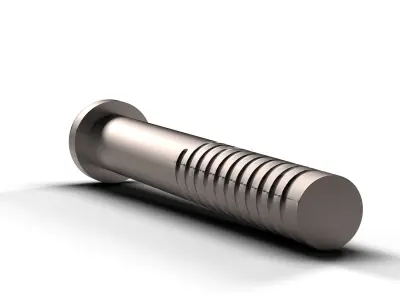 Screw Low-poly 3D model