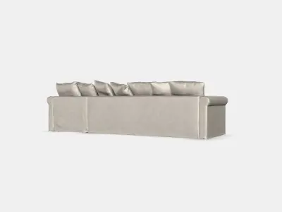 GRONLID Cover for 4-seat sofa Low-poly 3D model