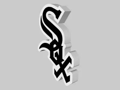 Chicago White Sox Team Logo 3D model