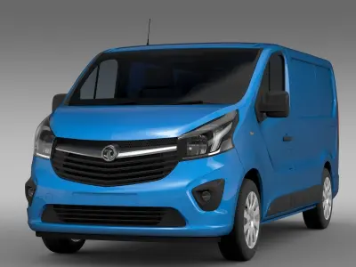 Vauxhall Vivaro Van 2017 3D model