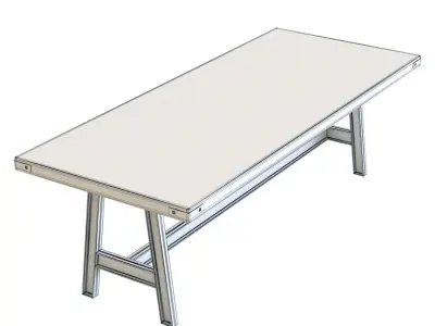 Scavolini Misfit Dining Table Large 3D model