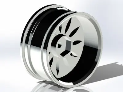RC Model 3d Rim Printable and use robot rim 3D print model