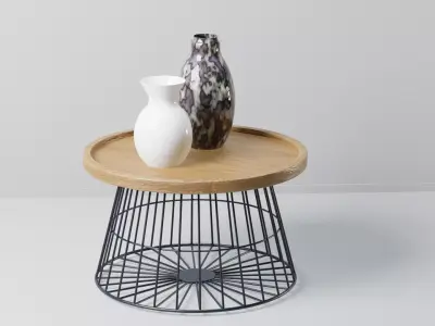 Coffee Table model 3 Low-poly 3D model