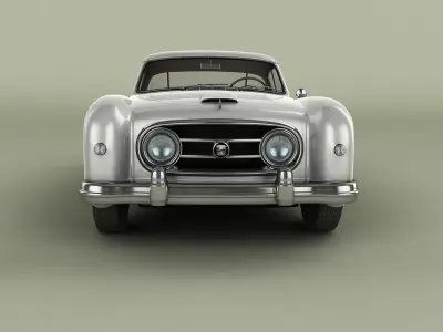 Nash-Healey Le Mans Coupe 3D model