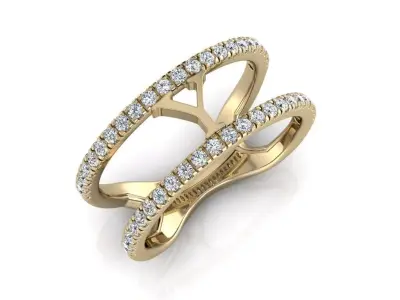 Jewelry Alphabet Ring Y 3D print model purchase