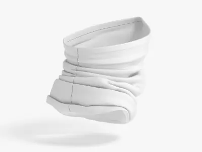 Neck Gaiter Low-poly 3D model