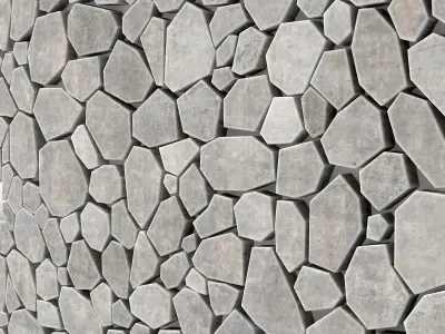 Panel Ngon splinter 3D model