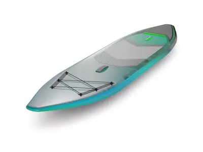 Paddleboard Low-poly 3D model