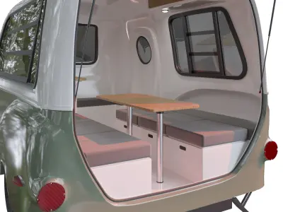 Travel trailer Happier Camper HC1 3D model