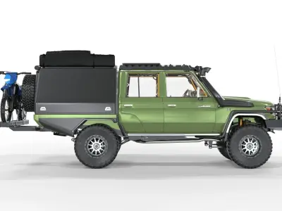 Toyota Land Cruiser S79 2023 Double Cab Australian Version  3D model