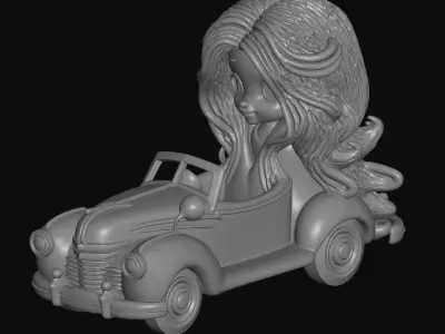decorative figure 3D print model
