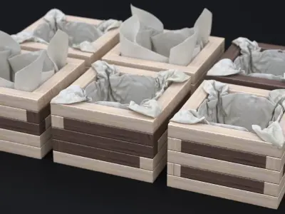 NORDSK KINAGI WOODEN BOX 2024 3D model