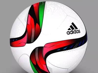 Adidas Conext15 Soccer Ball 3d Model 3D model