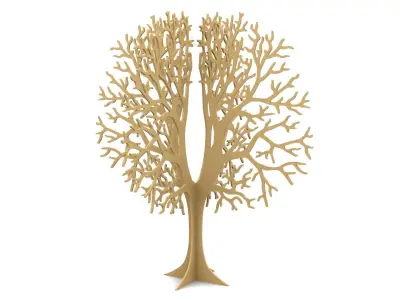 Plywood Decorative Wood Low-poly 3D model