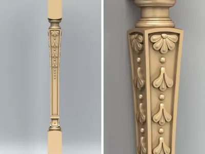 Baluster 011 3D model