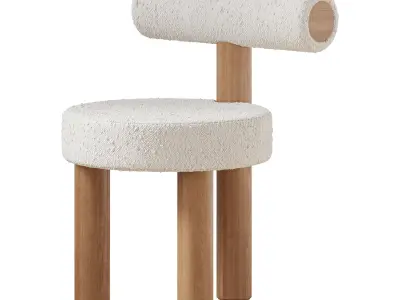 Freddo Dining Chair 3D model