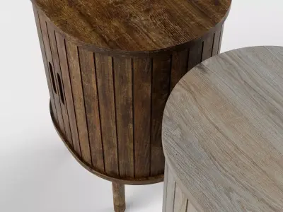 Bedside table 3D model purchase