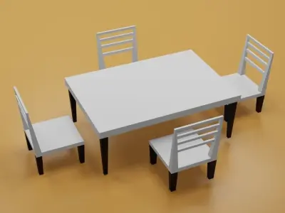 interior Assets - Game Ready Low Poly PBR - 3D Model Low-poly 3D model