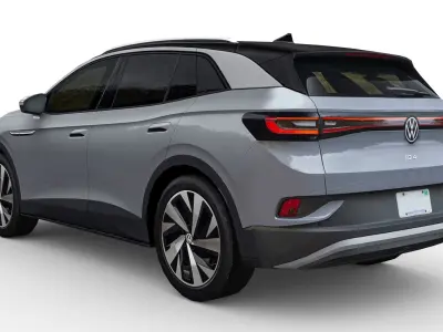Volkswagen ID4 2021 Low-poly 3D model
