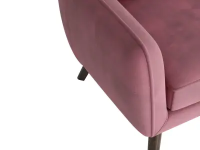 Marcy Upholstered Arm Chair 3D model