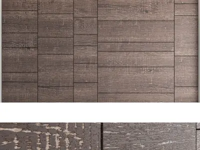 Decorative wall panels set 31 3D model