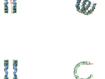  Diamond Hoops  3D print model