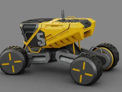 PLANET EXPLORER R20 RIGGED 3D model