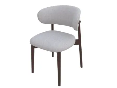 Oleandro chairs with table 3D model