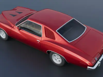 Pontiac GTO 1973 3D print model