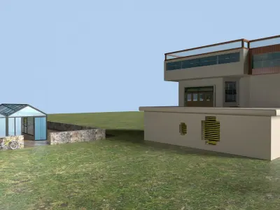 Plant Nursery Low-poly 3D model