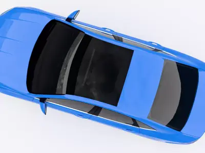 Volkswagen Jetta 2019 Low-poly 3D model purchase