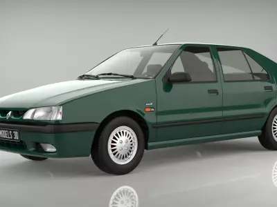 Renault 19 Hatchback 3D model