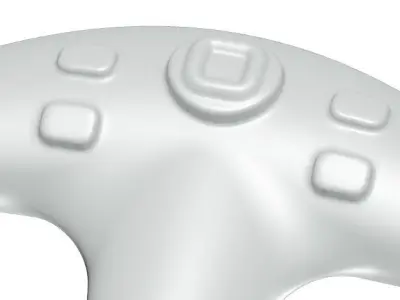 Toddler Steering Wheel Toy 3D model