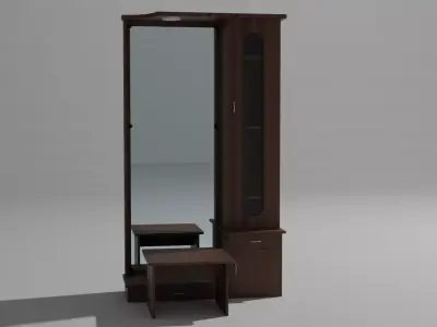 Dressing Table Free low-poly 3D model