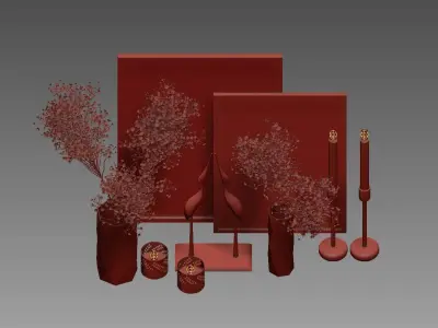 set414 vases 3D model