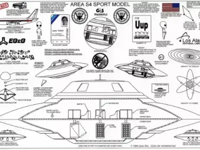 Area 51 UFO UAP Bob Lazars S4 Sport Model 3D print model