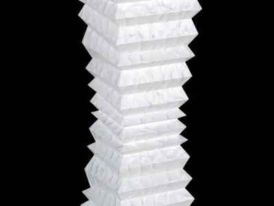 Vase 01 Ceramic version and Glass Version 3D model