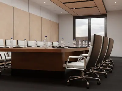 office-interior 3D model