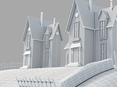 Despicable me Minions house 3D model Low-poly 3D model