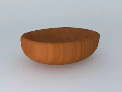 wooden bowl wooden bowl ornaments decoration Free 3D model