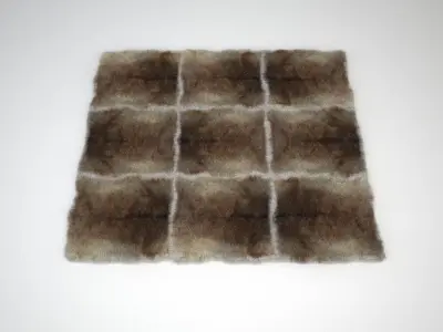 Deerskin Rug 3D model
