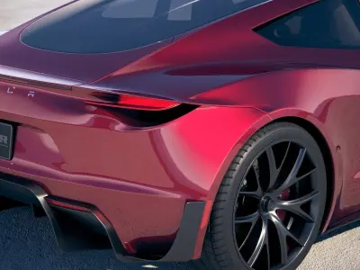 Tesla Roadster 2020 3D model
