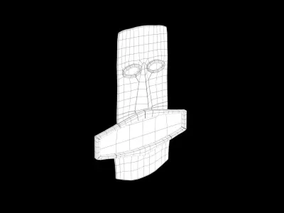 Totem Tiki Mask Free 3D model